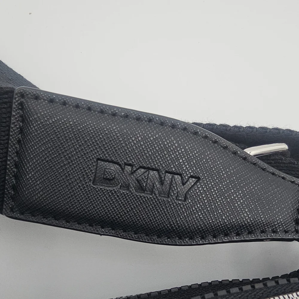 DKNY Black and Gray Logo Handbag - Picture 4 of 8